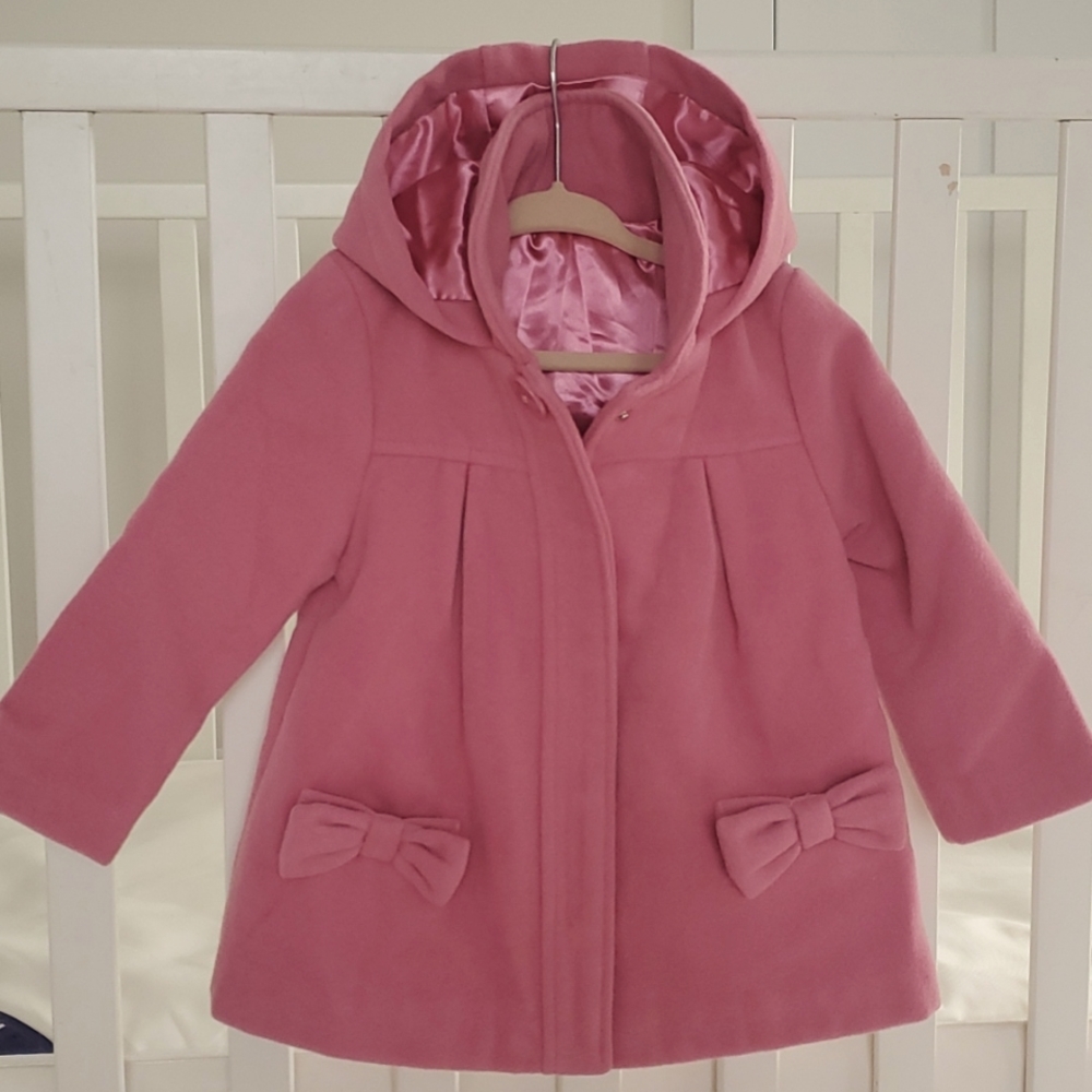 Dusty Rose Wool Coat